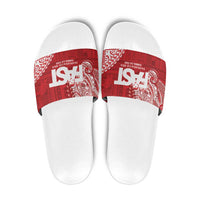 Samoa FAST Slide Sandals Samoan Motif Patterns LT9 Red - Polynesian Pride