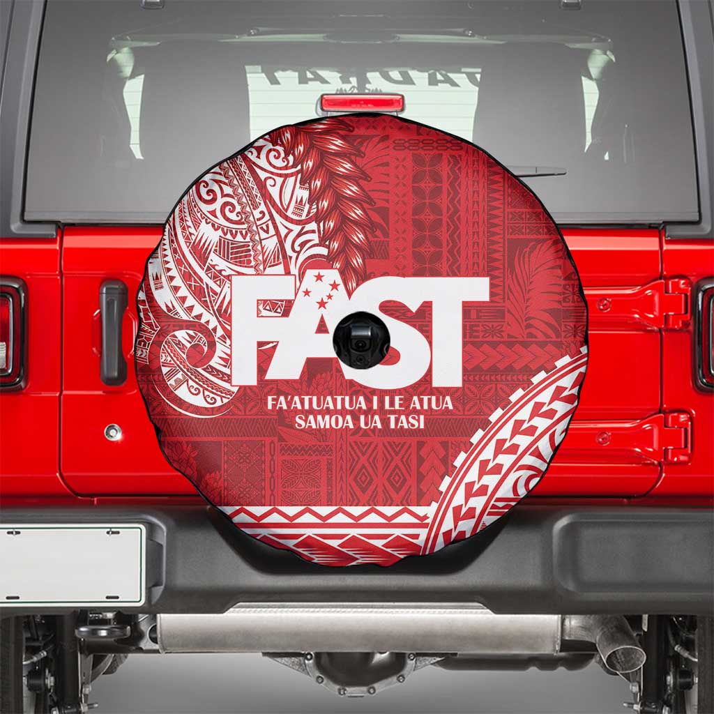 Samoa FAST Spare Tire Cover Samoan Motif Patterns LT9 - Polynesian Pride
