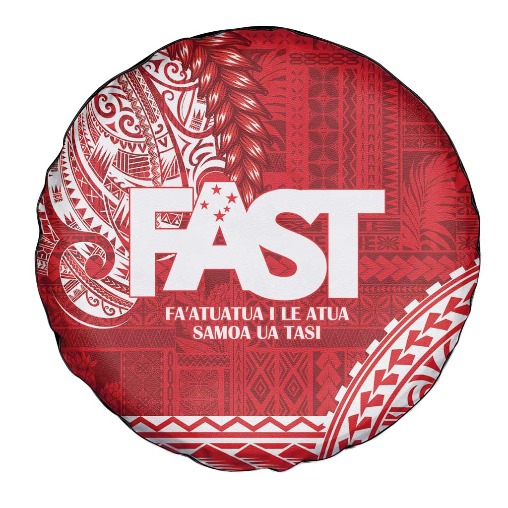 Samoa FAST Spare Tire Cover Samoan Motif Patterns LT9 - Polynesian Pride