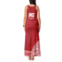 Samoa FAST Tank Maxi Dress Samoan Motif Patterns LT9 - Polynesian Pride