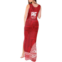 Samoa FAST Tank Maxi Dress Samoan Motif Patterns LT9 - Polynesian Pride