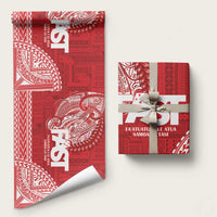 Samoa FAST Wrapping Paper Samoan Motif Patterns - Polynesian Pride