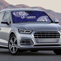 Samoa HRPP Auto Sun Shade Samoan Motif Patterns - Polynesian Pride