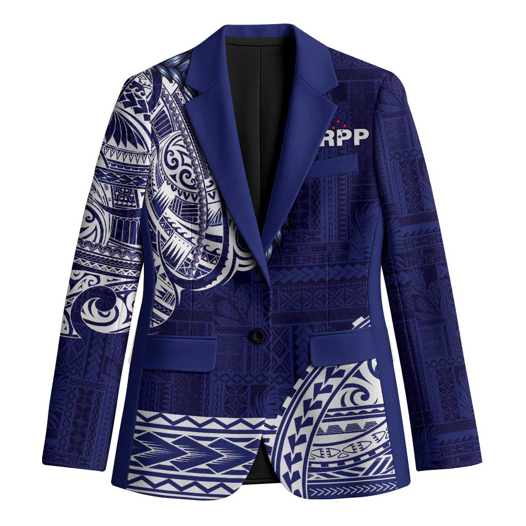 Samoa HRPP Blazer Samoan Motif Patterns - Polynesian Pride