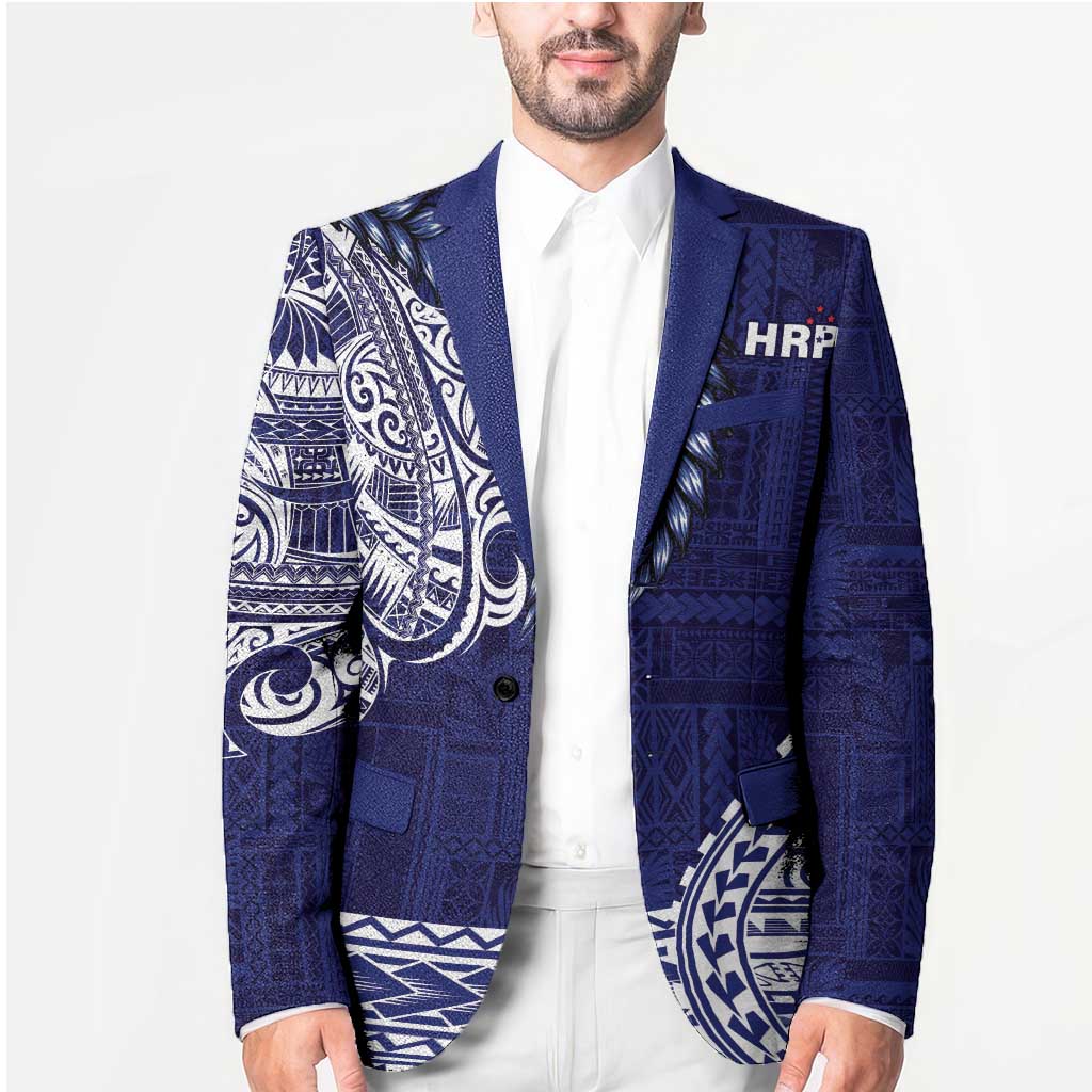 Samoa HRPP Blazer Samoan Motif Patterns - Polynesian Pride