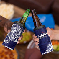 Samoa HRPP 4 in 1 Can Cooler Tumbler Samoan Motif Patterns - Polynesian Pride