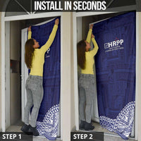 Samoa HRPP Door Cover Samoan Motif Patterns - Polynesian Pride