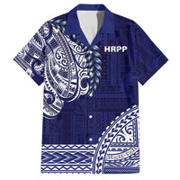 Samoa HRPP Family Matching Summer Maxi Dress and Hawaiian Shirt Samoan Motif Patterns - Polynesian Pride