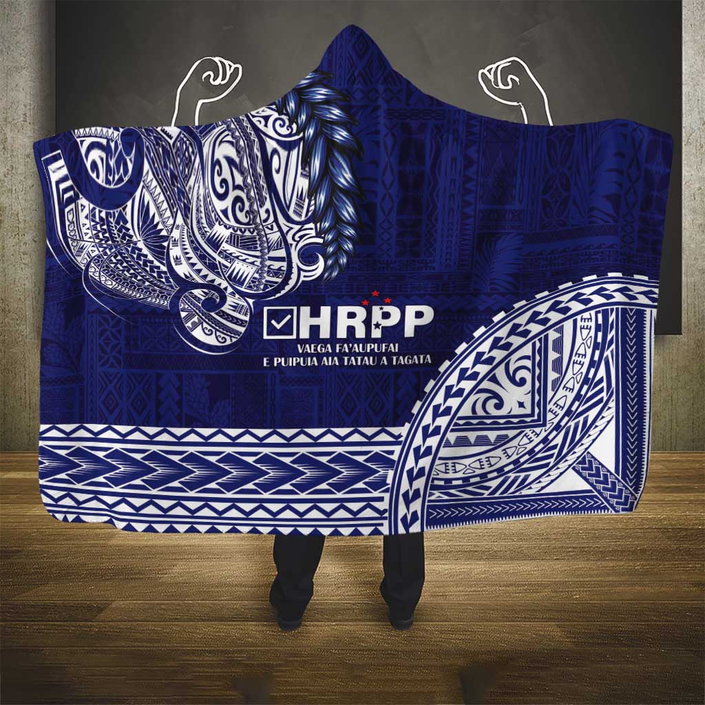 Samoa HRPP Hooded Blanket Samoan Motif Patterns LT9 - Polynesian Pride