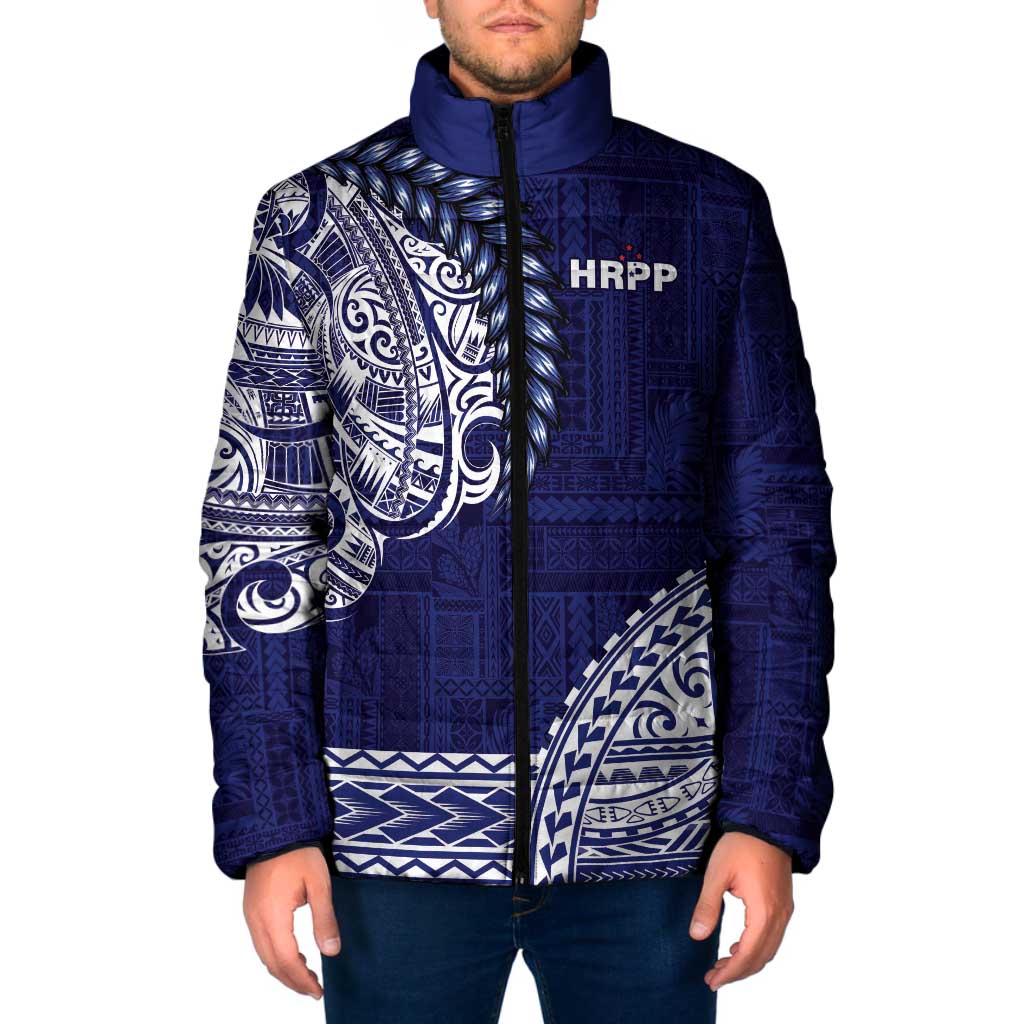 Samoa HRPP Padded Jacket Samoan Motif Patterns - Polynesian Pride