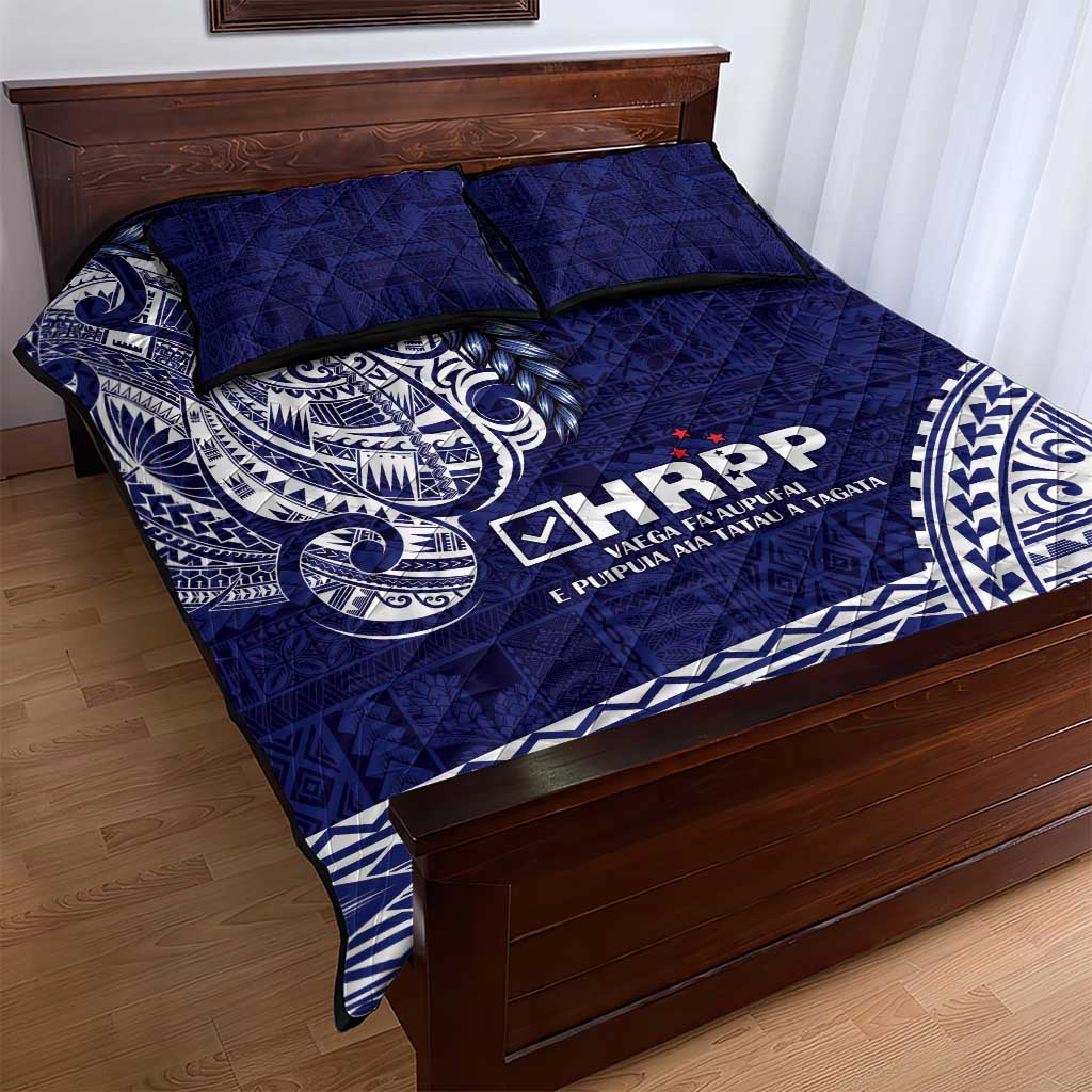 Samoa HRPP Quilt Bed Set Samoan Motif Patterns LT9 - Polynesian Pride
