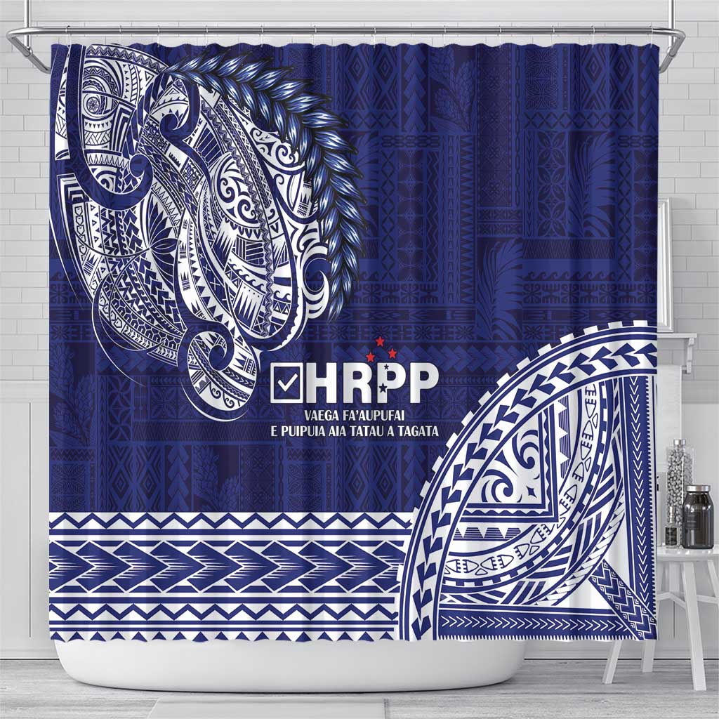 Samoa HRPP Shower Curtain Samoan Motif Patterns LT9 - Polynesian Pride