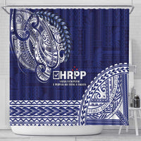 Samoa HRPP Shower Curtain Samoan Motif Patterns LT9 - Polynesian Pride