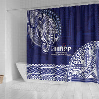 Samoa HRPP Shower Curtain Samoan Motif Patterns LT9 - Polynesian Pride