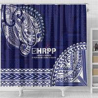 Samoa HRPP Shower Curtain Samoan Motif Patterns LT9 - Polynesian Pride