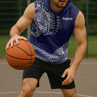 Samoa HRPP Sleeveless Hoodie Samoan Motif Patterns - Polynesian Pride