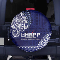 Samoa HRPP Spare Tire Cover Samoan Motif Patterns LT9 No hole Blue - Polynesian Pride