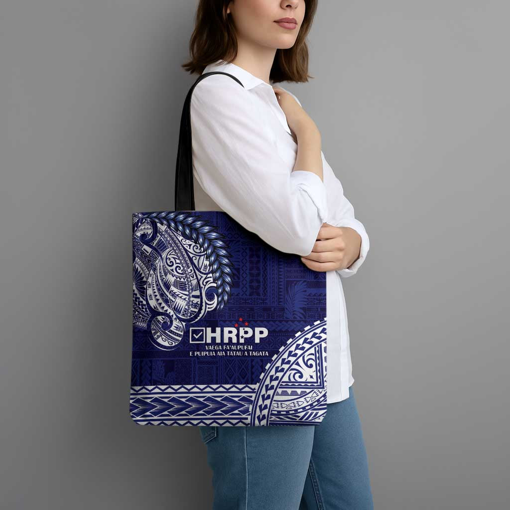 Samoa HRPP Tote Bag Samoan Motif Patterns - Polynesian Pride