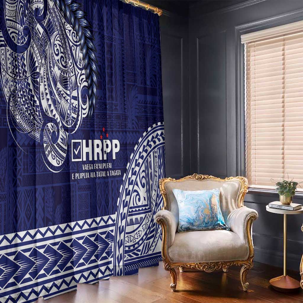 Samoa HRPP Window Curtain Samoan Motif Patterns LT9 - Polynesian Pride