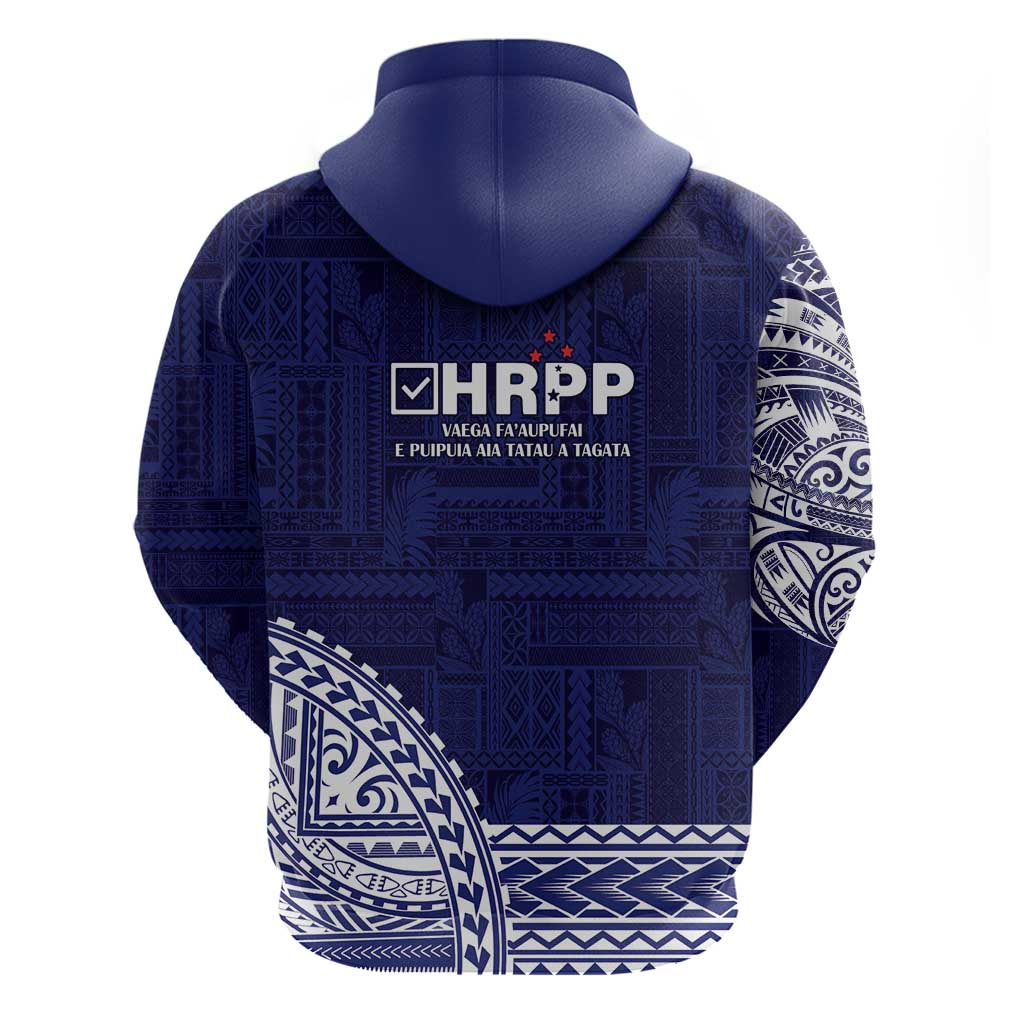 Samoa HRPP Zip Hoodie Samoan Motif Patterns LT9 - Polynesian Pride