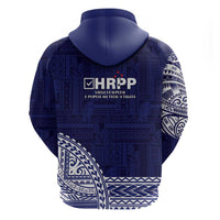 Samoa HRPP Zip Hoodie Samoan Motif Patterns LT9 - Polynesian Pride