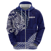 Samoa HRPP Zip Hoodie Samoan Motif Patterns LT9 - Polynesian Pride