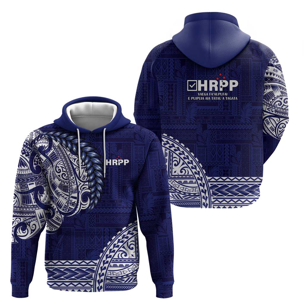 Samoa HRPP Zip Hoodie Samoan Motif Patterns LT9 - Polynesian Pride