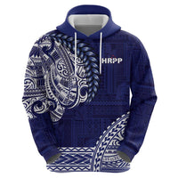 Samoa HRPP Zip Hoodie Samoan Motif Patterns LT9 - Polynesian Pride