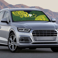 Samoa SUP Auto Sun Shade Samoan Motif Patterns - Polynesian Pride