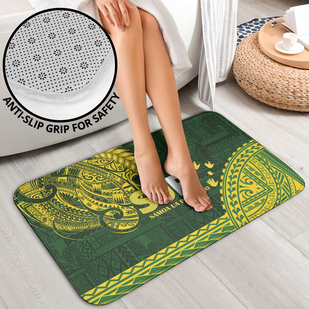 Samoa SUP Bathroom Set Samoan Motif Patterns - Polynesian Pride