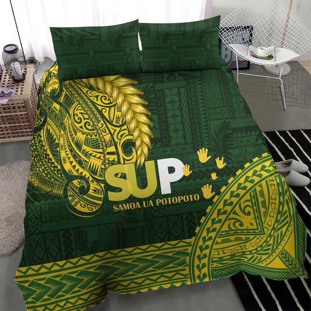 Samoa SUP Bedding Set Samoan Motif Patterns - Polynesian Pride
