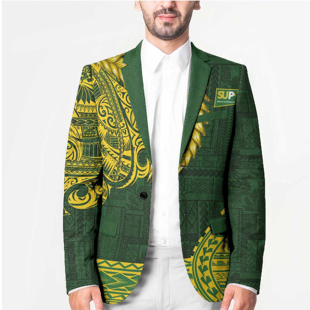 Samoa SUP Blazer Samoan Motif Patterns - Polynesian Pride
