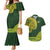 Samoa SUP Couples Matching Mermaid Dress and Hawaiian Shirt Samoan Motif Patterns - Polynesian Pride