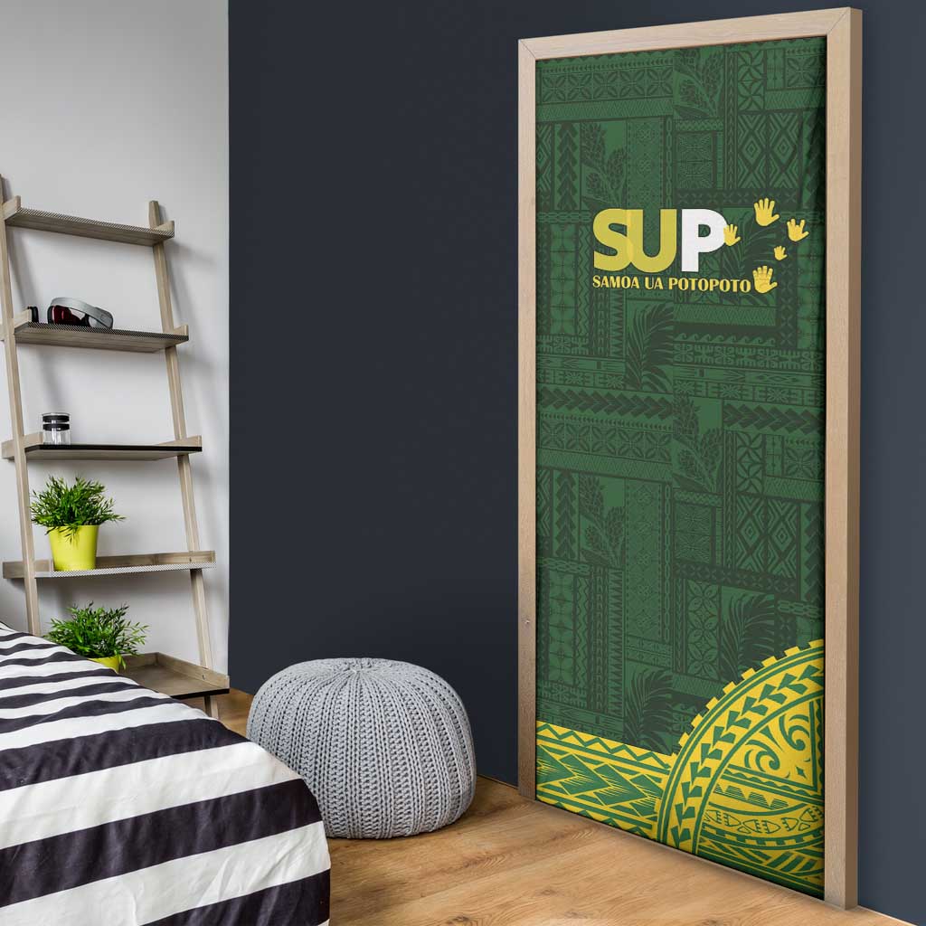 Samoa SUP Door Cover Samoan Motif Patterns - Polynesian Pride