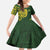 Samoa SUP Family Matching Off The Shoulder Long Sleeve Dress and Hawaiian Shirt Samoan Motif Patterns - Polynesian Pride
