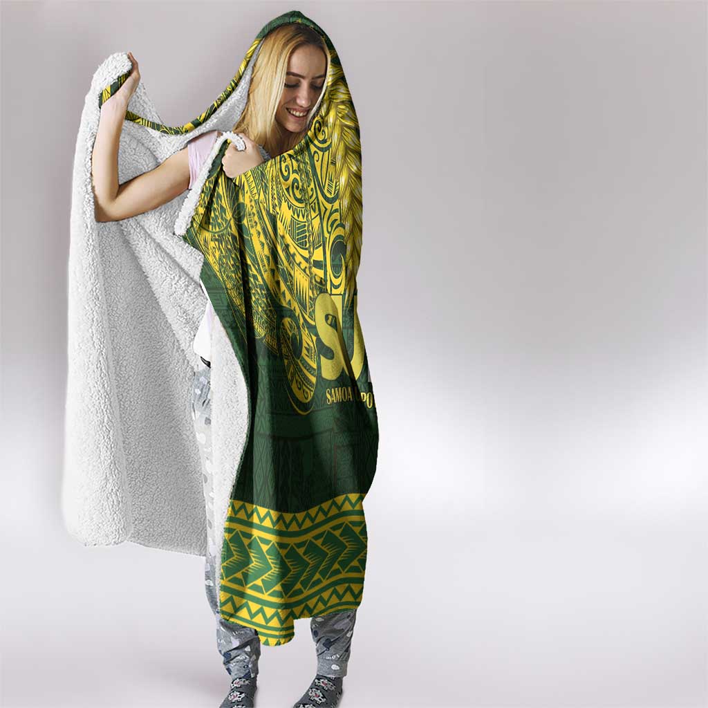Samoa SUP Hooded Blanket Samoan Motif Patterns - Polynesian Pride