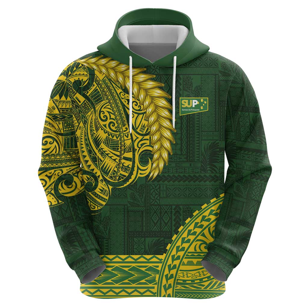 Samoa SUP Hoodie Samoan Motif Patterns - Polynesian Pride