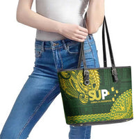 Samoa SUP Leather Tote Bag Samoan Motif Patterns LT9 - Polynesian Pride