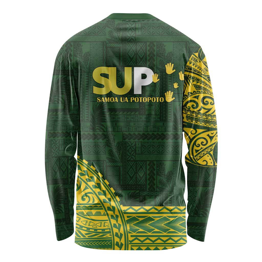 Samoa SUP Long Sleeve Shirt Samoan Motif Patterns LT9 - Polynesian Pride