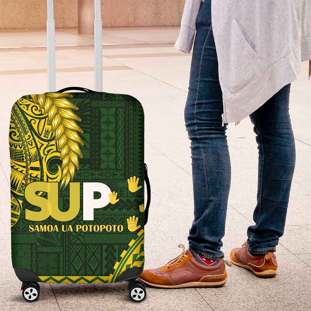 Samoa SUP Luggage Cover Samoan Motif Patterns - Polynesian Pride