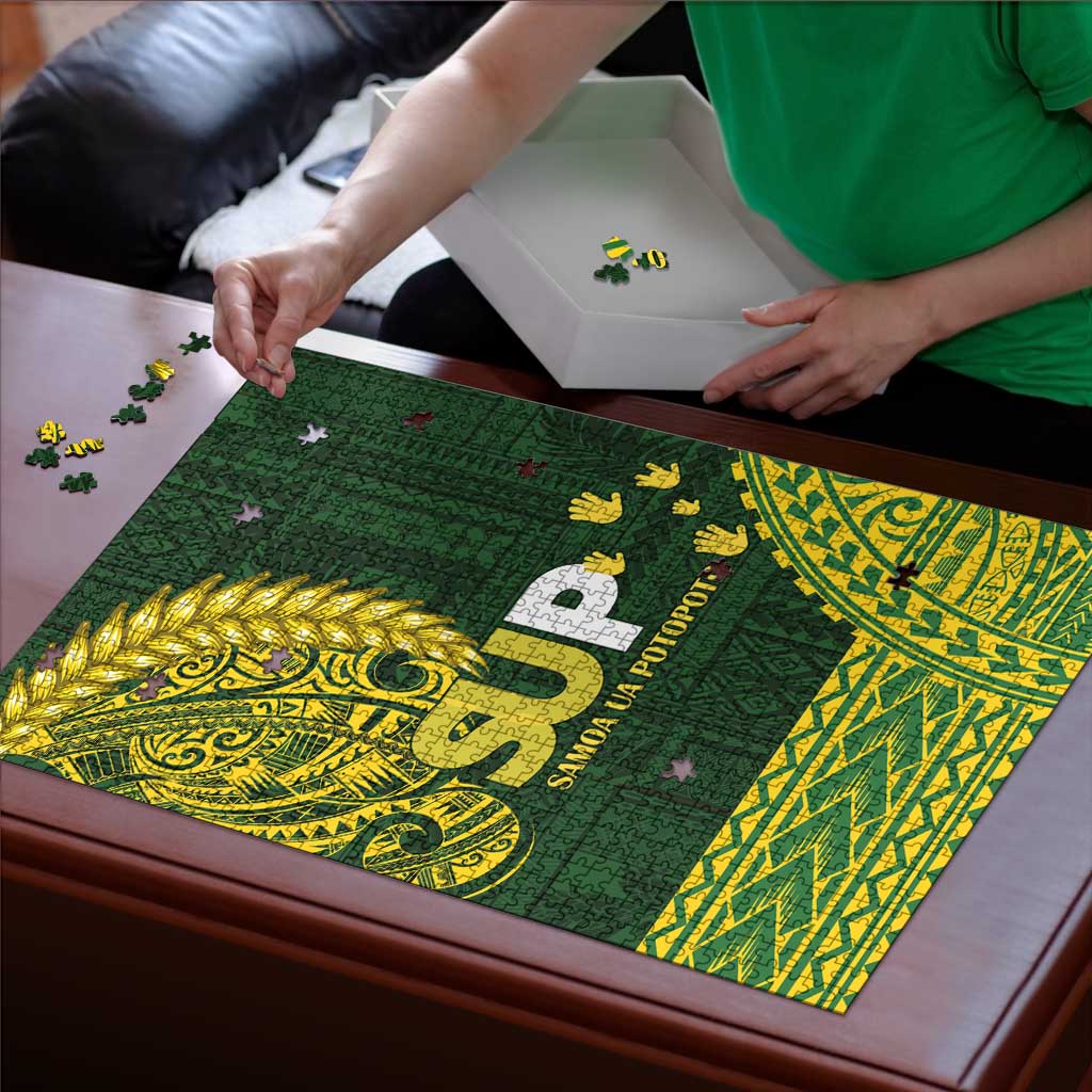 Samoa SUP Puzzle Samoan Motif Patterns - Polynesian Pride