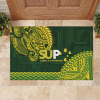 Samoa SUP Rubber Doormat Samoan Motif Patterns - Polynesian Pride