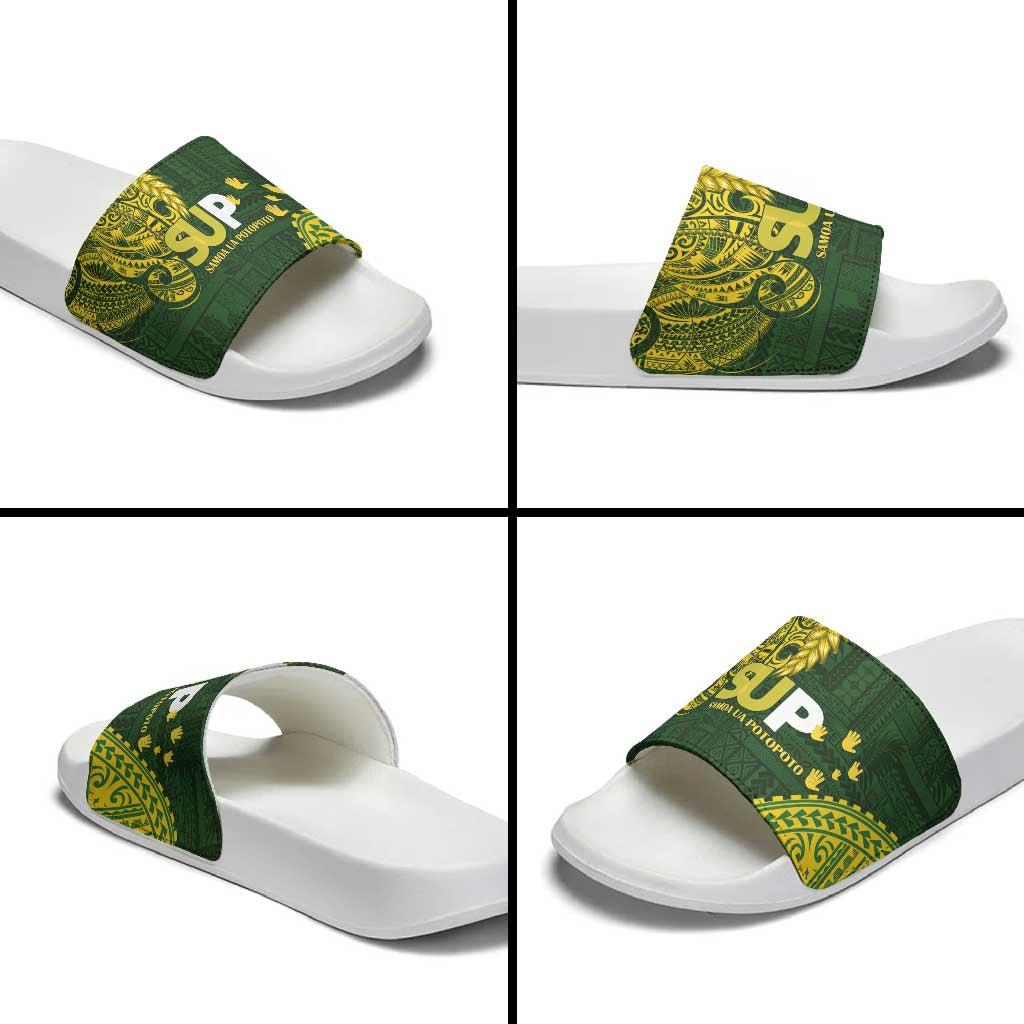 Samoa SUP Slide Sandals Samoan Motif Patterns LT9 - Polynesian Pride