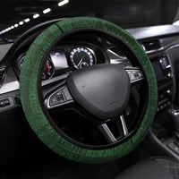 Samoa SUP Steering Wheel Cover Samoan Motif Patterns LT9 Universal Fit Green - Polynesian Pride