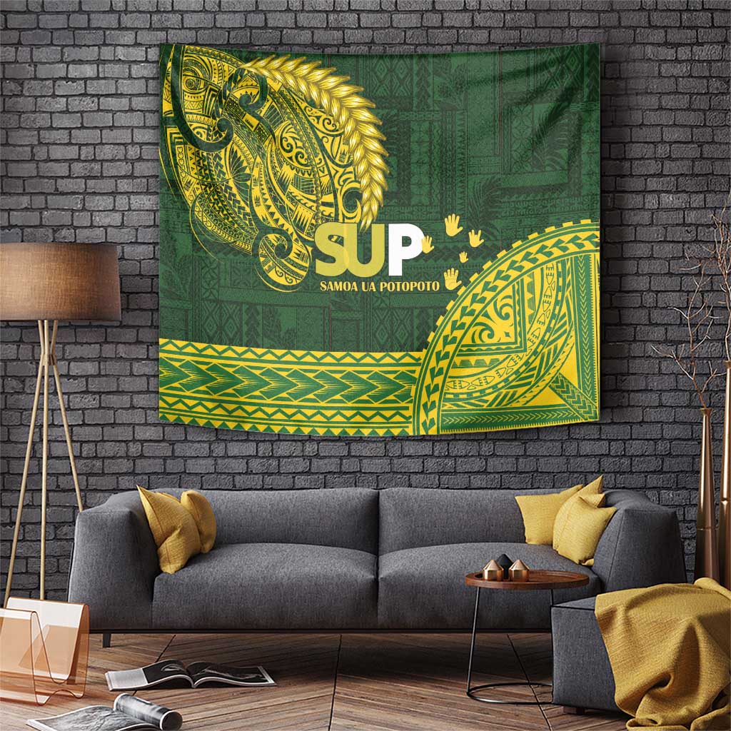 Samoa SUP Tapestry Samoan Motif Patterns LT9 Green - Polynesian Pride