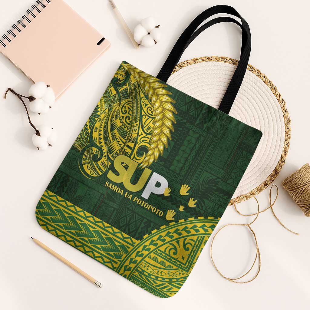 Samoa SUP Tote Bag Samoan Motif Patterns - Polynesian Pride