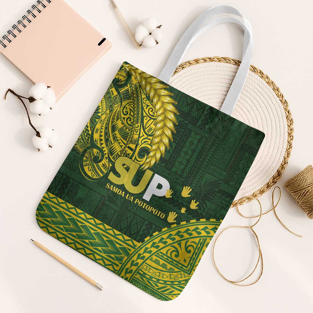 Samoa SUP Tote Bag Samoan Motif Patterns - Polynesian Pride