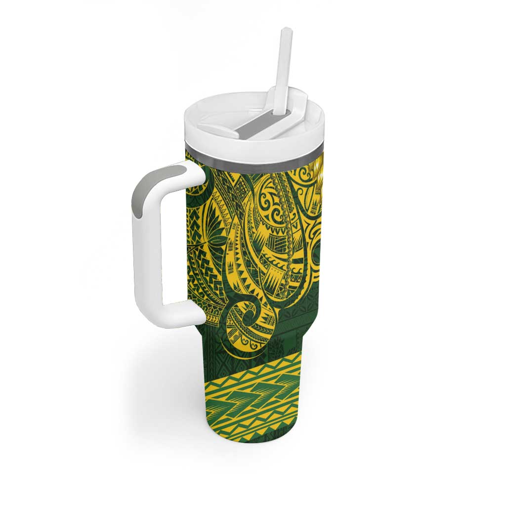 Samoa SUP Tumbler With Handle Samoan Motif Patterns LT9 - Polynesian Pride