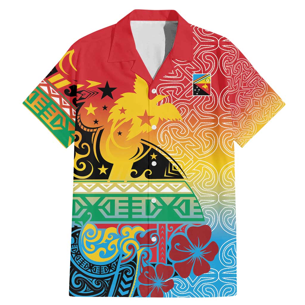 Personalised Torba PNG Day Family Matching Mermaid Dress and Hawaiian Shirt Oro Tapa Pattern - Polynesian Pride