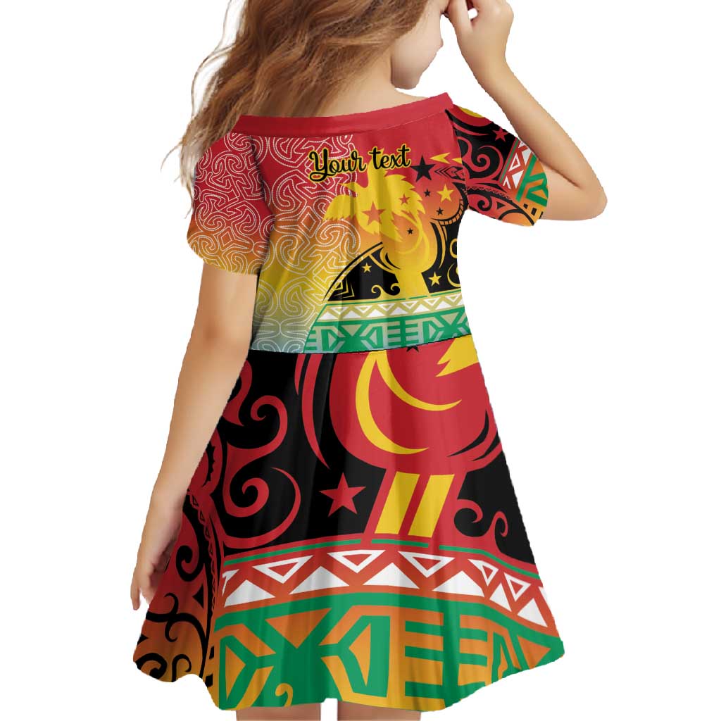 Personalised Torba PNG Day Family Matching Summer Maxi Dress and Hawaiian Shirt Oro Tapa Pattern - Polynesian Pride